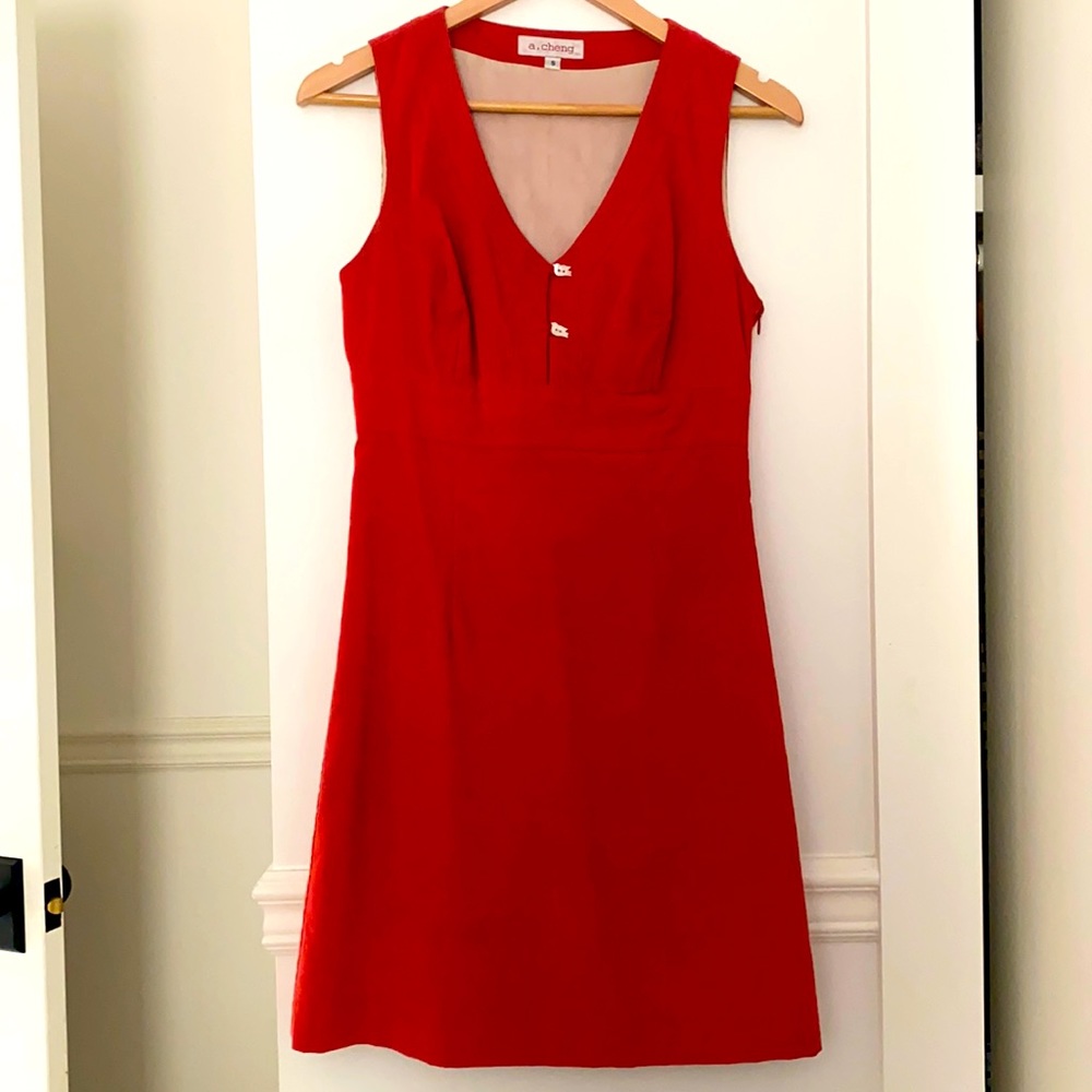 a.Cheng corduroy dress